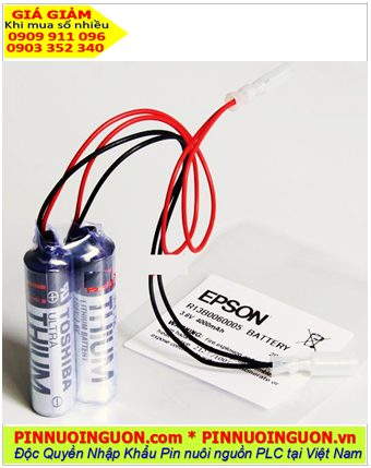 EPSON R13B0060005 _Pin nuôi nguồn PLC EPSON R13B0060005 lithium 3.6v 2700mAh _Made in Japan
